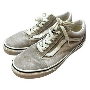 Vans Old Skool Unisex Gray/White Suede Skate Shoe Size 6.5 (M) or 8 (W)